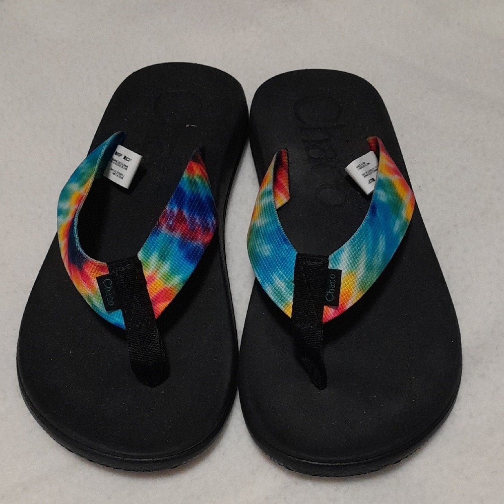Chaco Multicolor Tie-Dye Sandals